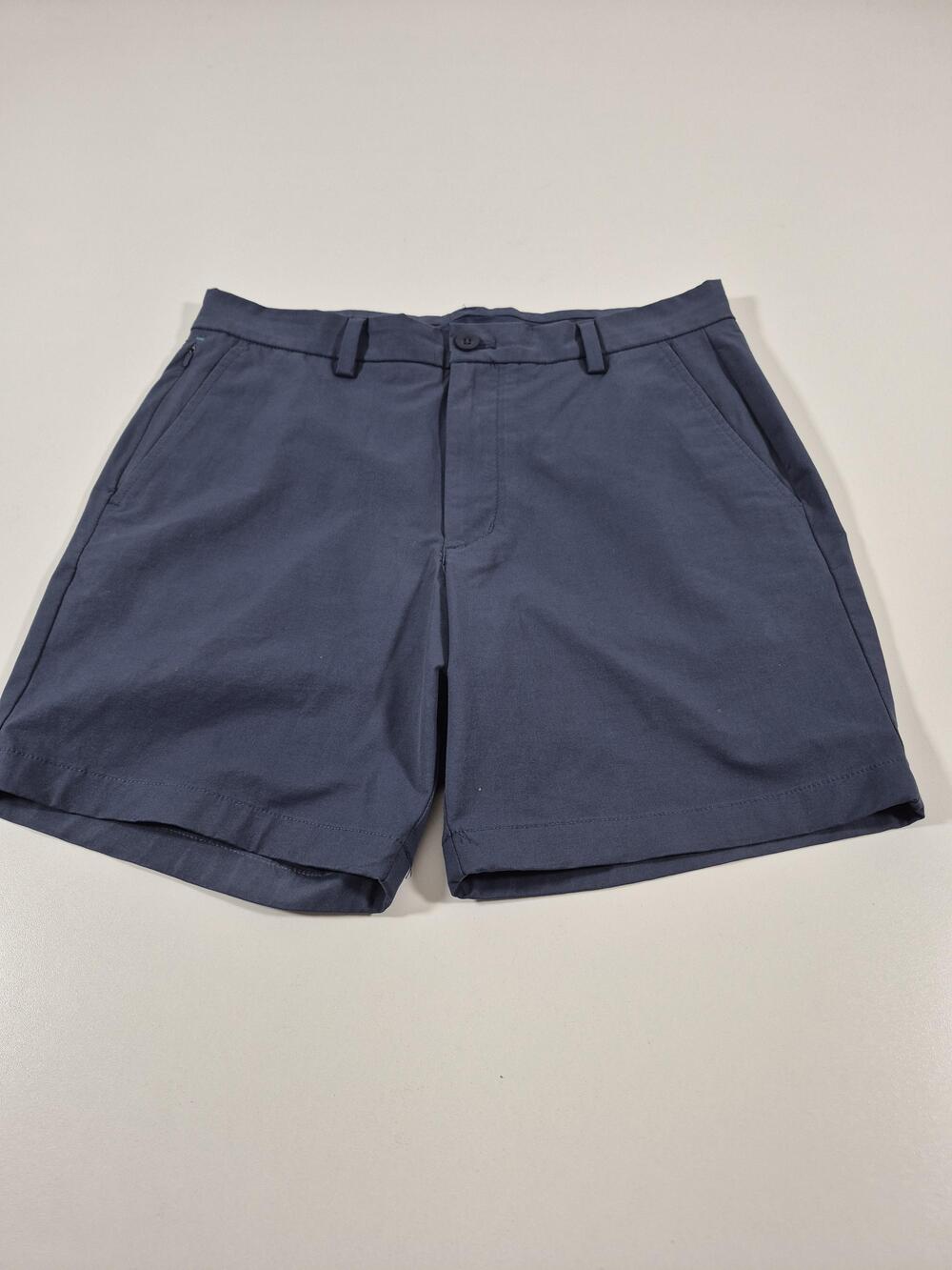 Vineyard Vines On The Go Shorts Mens 30 Blue Chino 6" Inseam Stretch Casual
